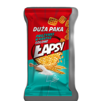 Łapsy Prażynki w kratkę solone 110g