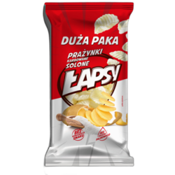 Łapsy Prażynki karbowane solone 110g
