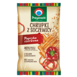 Przysnacki Chrupki z soczewicy papryka czerwona 80g