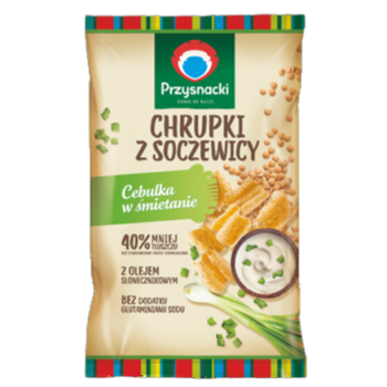 Przysnacki Chrupki z soczewicy cebulka w śmietanie 80g