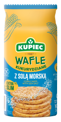 Kupiec Wafle kukurydziane z solą morską 105g