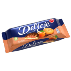 Delicje Szampańskie Morelowe 147g