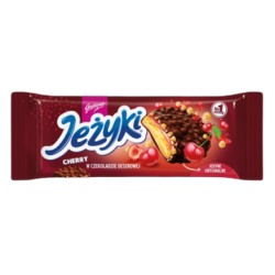Jeżyki Cherry ciastka w czekoladzie deserowej 140 g