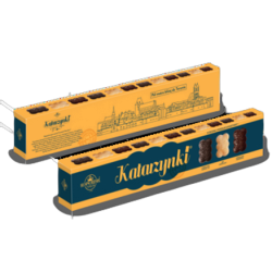 Kopernik Katarzynki 3 rodzaje (pierniki nieoblewane, w czekoladzie deserowej, w gorzkiej czekoladzie) 351 g (94g+123g+134g)