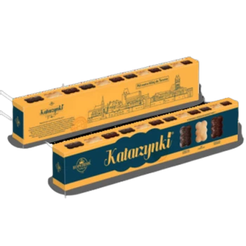 Kopernik Katarzynki 3 rodzaje (pierniki nieoblewane, w czekoladzie deserowej, w gorzkiej czekoladzie) 351 g (94g+123g+134g)