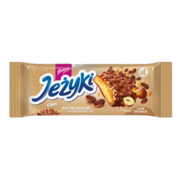 Jeżyki Cafe ciastka w czekoladzie mlecznej 140 g