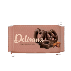 Delisana Pierniki precle w polewie kakaowej 400g