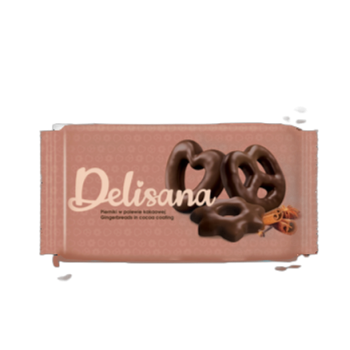Delisana Pierniki precle w polewie kakaowej 400g