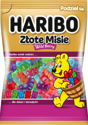 Żelki Haribo Złote Misie Wildberry 175g