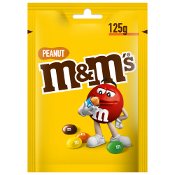 M&amp;M's Peanut Orzeszki ziemne oblane czekoladą w kolorowych skorupkach 125 g