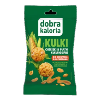 dobra kaloria Kulki orzeszki &amp; płatki kukurydziane 32 g