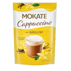 Mokate Cappuccino o smaku Waniliowym 110g