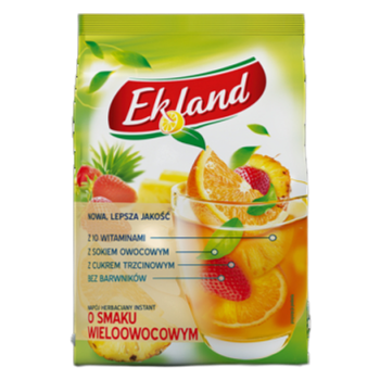 Ekland Napój herbaciany instant o smaku wieloowocowym 300 g