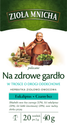 Zioła Mnicha herbatka na zdrowe gardło 20x2g