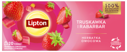 Lipton Fruit Truskawka i Rabarbar 20TB
