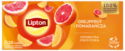 Lipton Fruit Grejpfrut i Pomarańcza 20TB