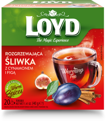 Loyd Herbatka Rozgrzewająca Śliwka &amp; Cynamon (20 x 2g)
