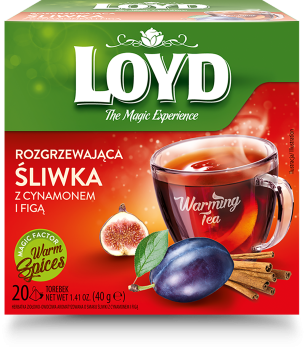 Loyd Herbatka Rozgrzewająca Śliwka &amp; Cynamon (20 x 2g)