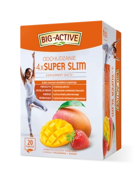 Big-Active - SuperSlim Odchudzanie. (Suplement diety) (20 torebek x 2g). 40g