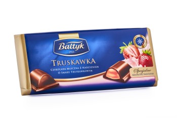 Bałtyk Czekolada nadziewana Truskawka 148g