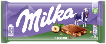 Milka Hazelnut 90g
