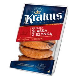 Kiełbasa śląska z szynką 550 g Krakus