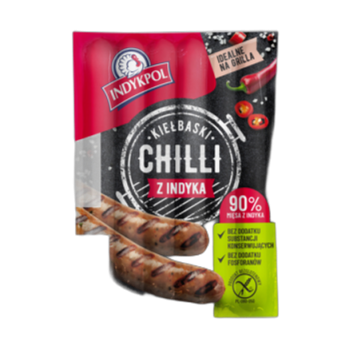 Kiełbaski Chill z indyka 215g Indykpol