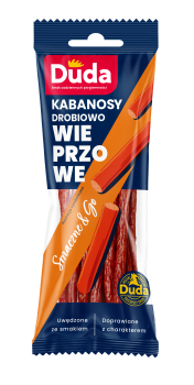 Kabanosy drobiowo-wieprzowe 95g Duda