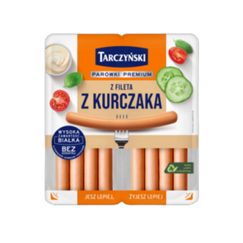 Parówki z fileta z kurczaka 180 g Tarczyński