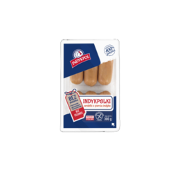 Indykpolki serdelki z piersią indyka 300g Indykpol