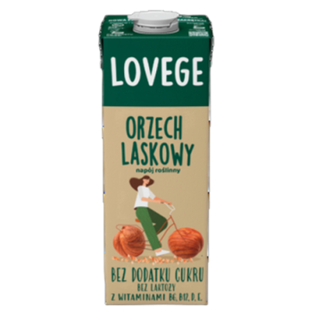 Napój Lovege Orzech Laskowy B/Cukru 1l