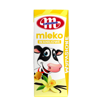 Mlekovita Mleko UHT waniliowe Wypasione 200ml