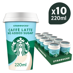 Starbucks Caffe Latte No Added Sugar 220ml
