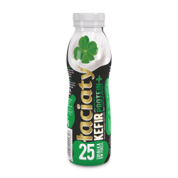 Kefir Łaciaty pitny nat.protein plus butelka PET 360g SM MLEKPOL