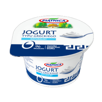 Jogurt typu greckiego 0% naturalny Piątnica 150 g