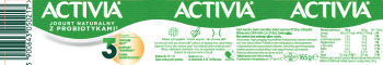Activia Jogurt naturalny z probiotykami 165g
