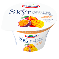 Skyr jogurt typu islandzkiego z mango i marakują Piątnica 150 g