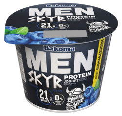 Bakoma MEN Protein Jogurt kremowy typu Skyr jagodowy 300g