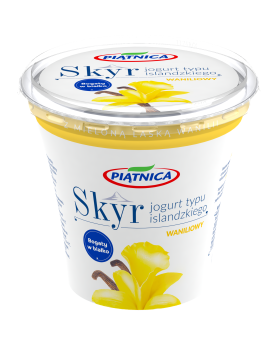 Skyr jogurt typu islandzkiego waniliowy Piątnica 450g