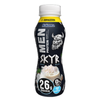 Bakoma MEN Protein Skyr Jogurt pitny o smaku kokosowym 300g