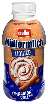 Napój mleczny Müllermilch limited o smaku bułeczki cynamonowej 400g