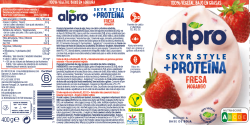 Alpro Skyr Style Proteina truskawka 400g