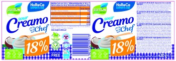 Planton Chef Creamo 18 % 430g