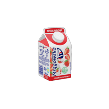 Maślanka Mrągowska Truskawkowa 500ml