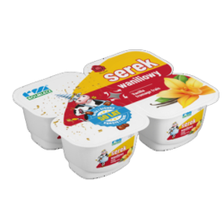 Serek homogenizowany waniliowy 150g Rolmlecz 4pak