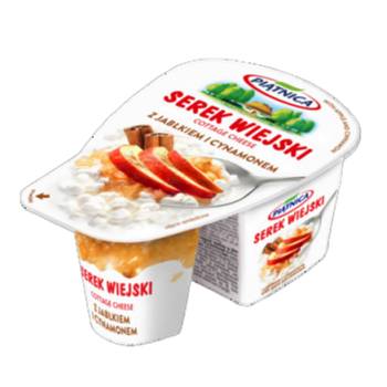 Serek wiejski jabłko cynamon Piątnica 150g