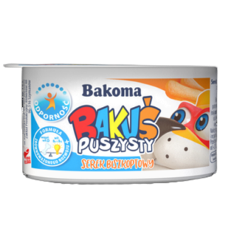 Bakuś Serek biszkoptowy z dodatkiem wapnia, witamin: D, B6 i B12 90g