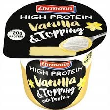 High Protein Pudding Waniliowy z Bitą Śmietanką 200g