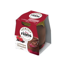 Deser krem czekoladowy z sosem malinowym Rians 1x125g