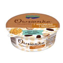 Krasnystaw Owsianka na jogurcie z rodzynkami i orzechami 250 g